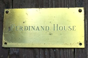 Ferdinand house plate